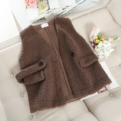 Modern női mellény zsebbel és övvel, négy színben