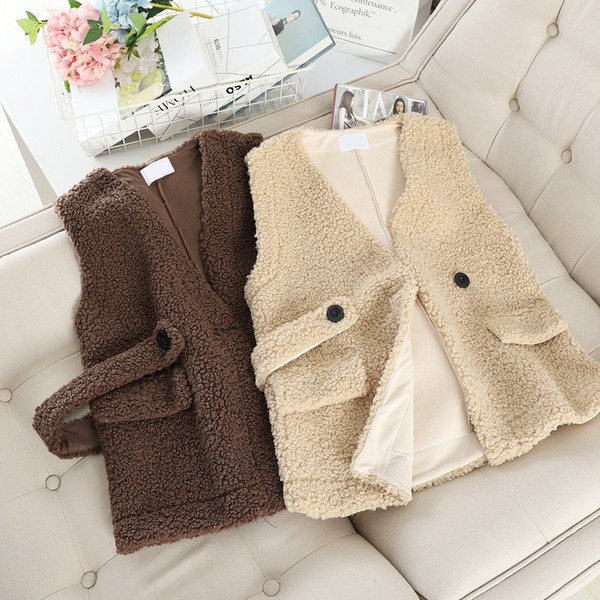 Modern női mellény zsebbel és övvel, négy színben