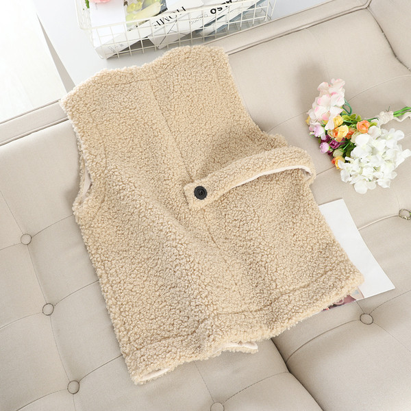 Modern női mellény zsebbel és övvel, négy színben