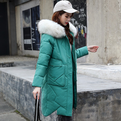 Modern női téli kabát pehellyel több színben