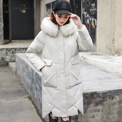 Modern női téli kabát pehellyel több színben