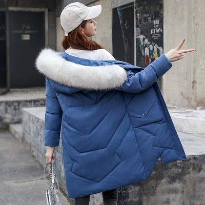 Modern női téli kabát pehellyel több színben