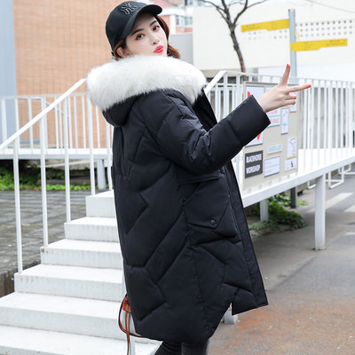 Modern női téli kabát pehellyel több színben