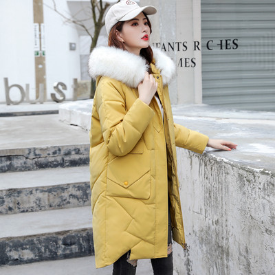 Modern női téli kabát pehellyel több színben