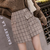 Κορυφαία γυναικεία φούστα - ασύμμετρο μοντέλο  με ψηλή μέση