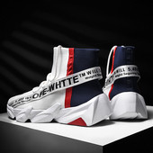 HIT Tenisi de tip șosetă pentru bărbați actuali cu talpă aspră și înaltă