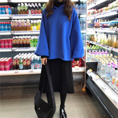 Női alkalmi pulcsi több színben kapucnival