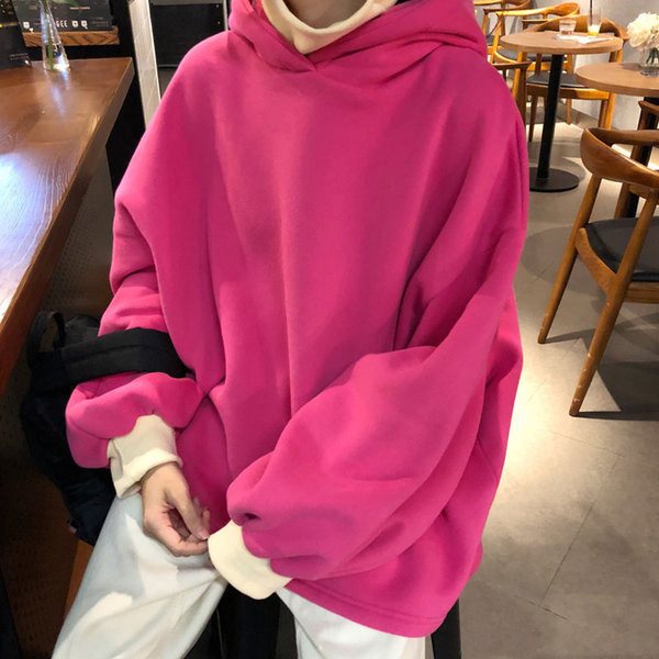 Női alkalmi pulcsi több színben kapucnival