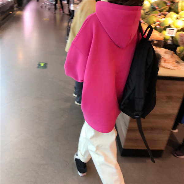 Női alkalmi pulcsi több színben kapucnival