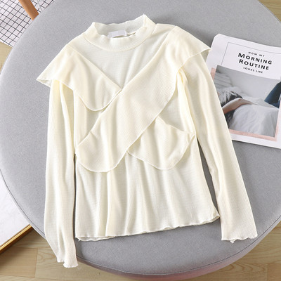 Bluză casual de damă cu mâneci lungi în mai multe culori