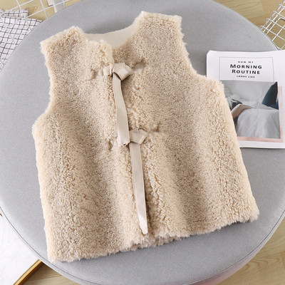 Vesta casual dama in trei culori cu cravate