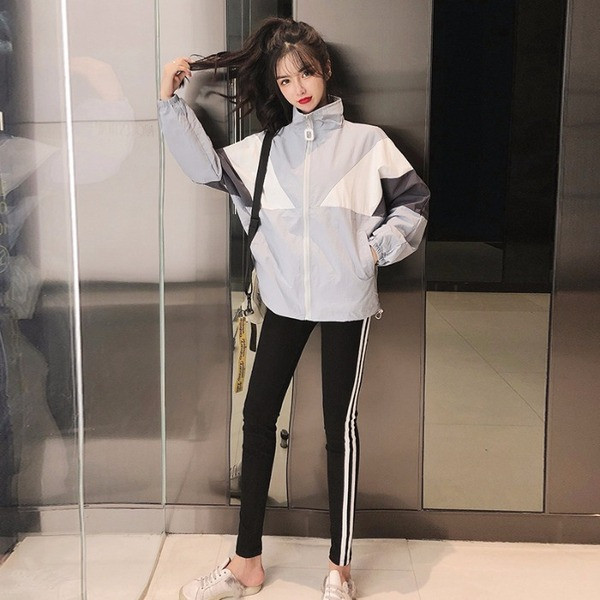 Set de hanorac și jambiere de damă în două culori