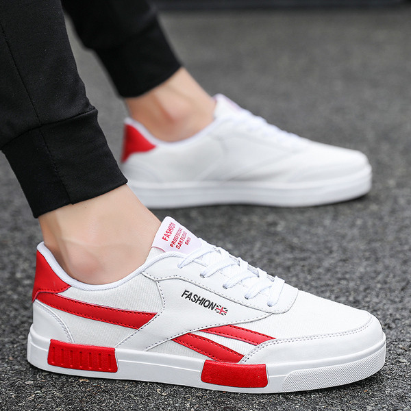 Ανδρικά αθλητικά έκο δερμάτινα παπούτσια σε διάφορα χρώματα