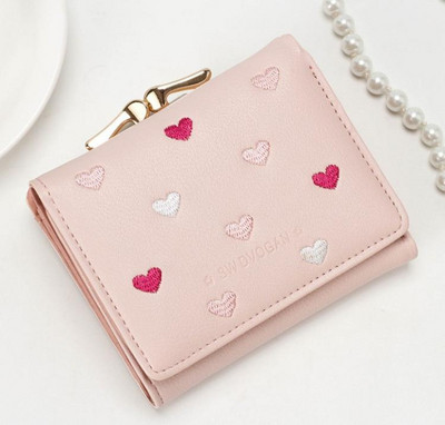 Geanta de dama cu broderie si inchizator metalic