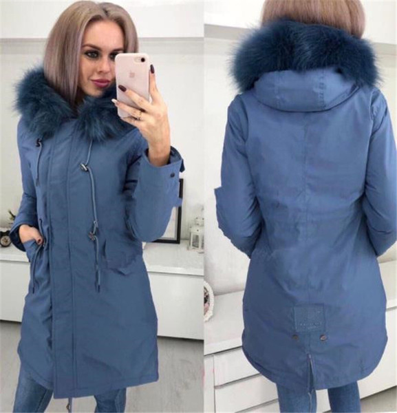 Μοντέρνο γυναικείο μπουφάν με απαλή επένδυση και κουκούλα σε διάφορα χρώματα