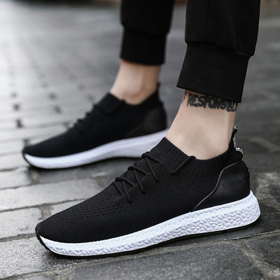 Tenisi casual barbatesti in mai multe culori cu talpa plata