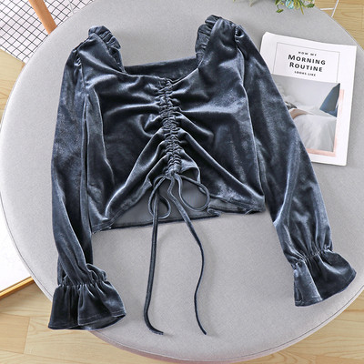 Γυναικείο μπλουζάκι με δεσμούς σε πέντε χρώματα