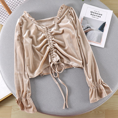 Γυναικείο μπλουζάκι με δεσμούς σε πέντε χρώματα