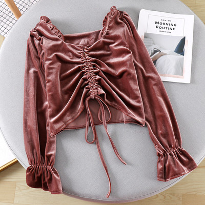 Γυναικείο μπλουζάκι με δεσμούς σε πέντε χρώματα