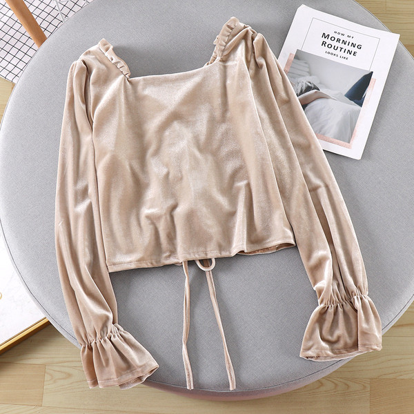 Γυναικείο μπλουζάκι με δεσμούς σε πέντε χρώματα