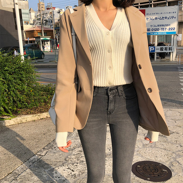 Blugi de dama moderni Model Slim in culoarea gri