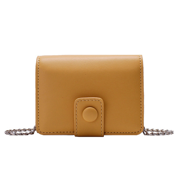 Poșetă de damă modernă cu lanț metalic