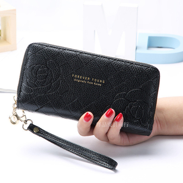 Γυναικείο πορτοφόλι από λέκο δέρμα με φερμουάρ