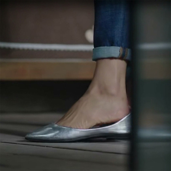 Pantofi casual dama cu varf