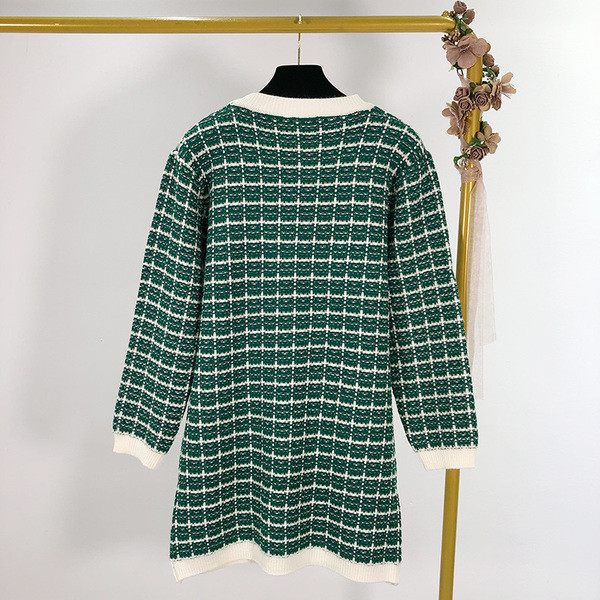 Rochie casual dama in carouri cu buzunare - doua culori