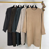 Rochie lunga tricotata in mai multe culori