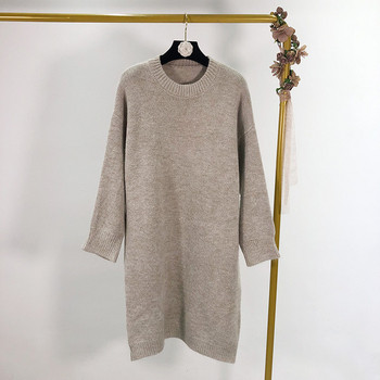 Rochie lunga tricotata in mai multe culori