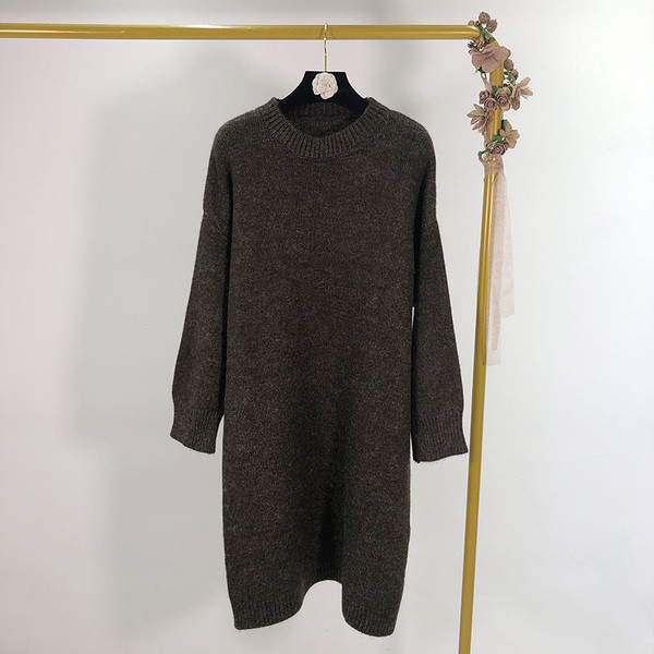 Rochie lunga tricotata in mai multe culori