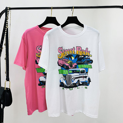 Γυναικεία casual μπλούζα με εφαρμογή σε μπλε, άσπρο και μαύρο χρώμα