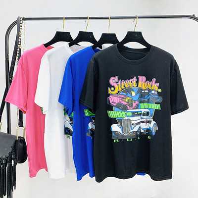 Γυναικεία casual μπλούζα με εφαρμογή σε μπλε, άσπρο και μαύρο χρώμα