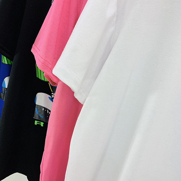 Γυναικεία casual μπλούζα με εφαρμογή σε μπλε, άσπρο και μαύρο χρώμα