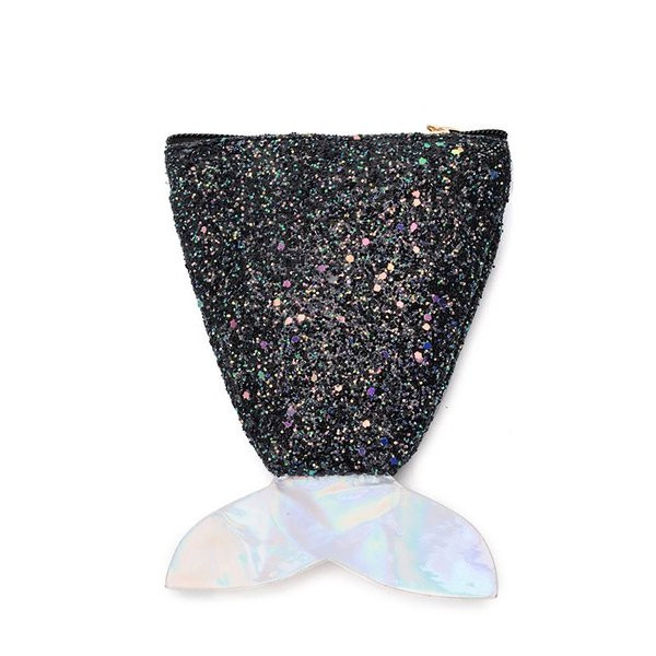 Geanta pentru copii cu paiete si coada de sirena 3D