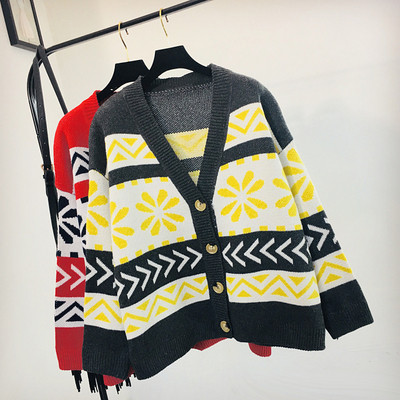 Γυναικεία casual ζακέτα με λαιμόκοψη