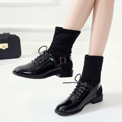 Γυναικείες μπότες κάλτσα σε μαύρο χρώμα - δύο μοντέλα