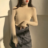 Γυναικεία πλεκτή μπλούζα με κολάρο πόλο σε τρία χρώματα