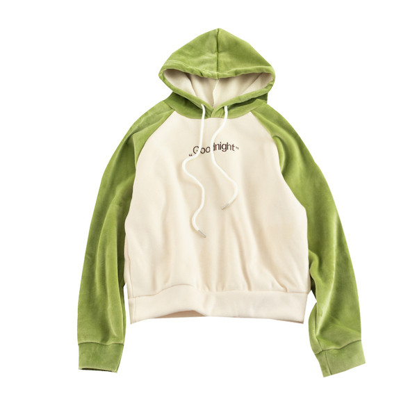 Γυναικείο casual πουλόβερ σε τέσσερα χρώματα με κουκούλα και κορδόνια