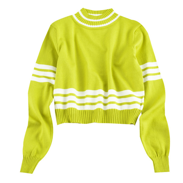 Γυναικείο πουλόβερ με μακριά μανίκια και οβάλ λαιμόκοψη σε τέσσερα χρώματα