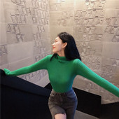 Bluza dama tricot subtire cu guler polo - multe culori