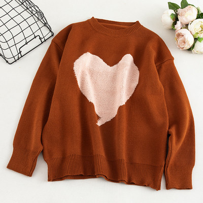 Casual γυναικείο πουλόβερ με εφαρμογή και οβάλ ντεκολτέ σε διάφορα χρώματα