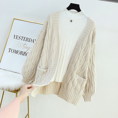 Κομψή γυναικεία ζακέτα χωρίς τσέπες σε διάφορα χρώματα