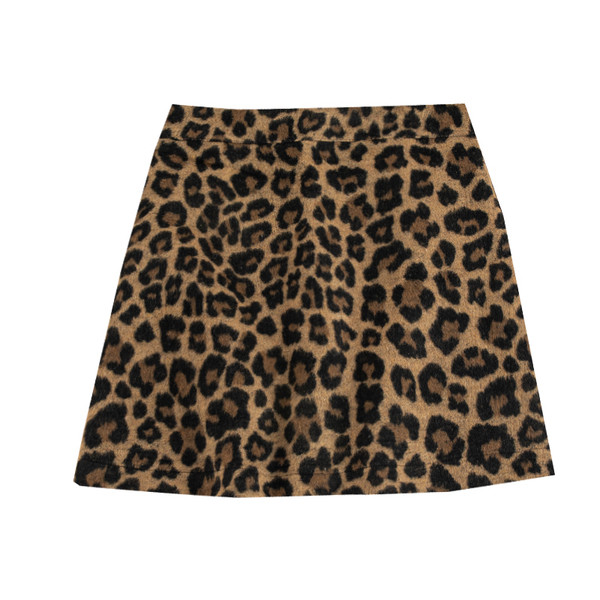 Fusta casual de dama cu talie inalta si fermoar