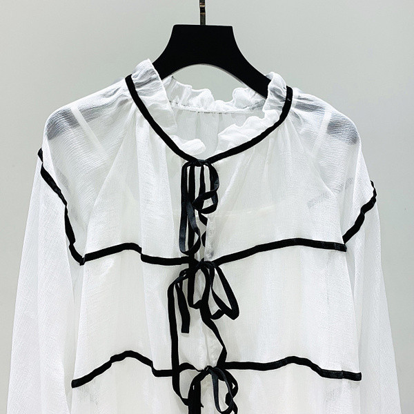 Női csipke ing fehér és fekete színben