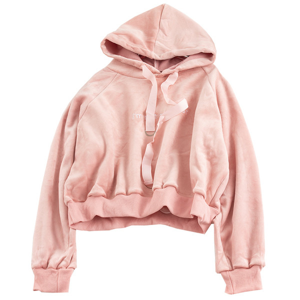 Γυναικείο φούτερ με κορδόνια και μακρύ μανίκι σε τρία χρώματα