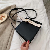 Γυναικεία τσάντα Eco Leather με πόρπη σε διάφορα χρώματα