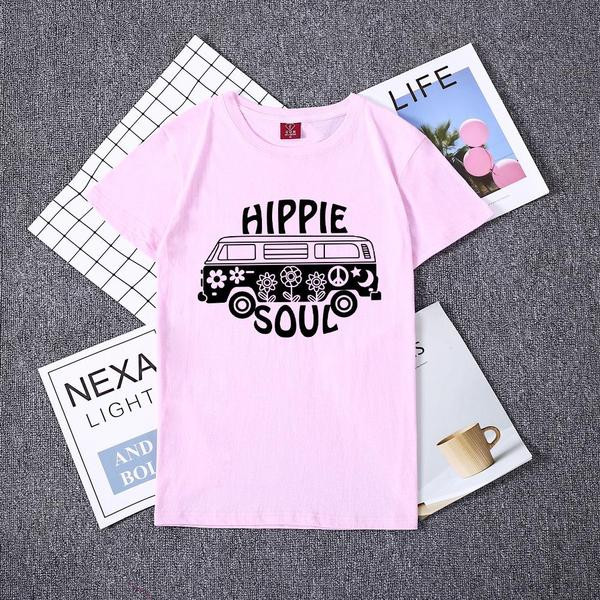 Καθημερινή γυναικεία μπλούζα με εκτύπωση και κοντό μανίκι σε διάφορα χρώματα