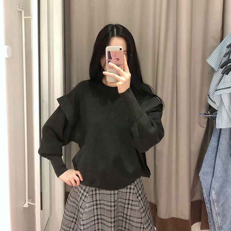 Pulover de dama de culoare verde - model larg